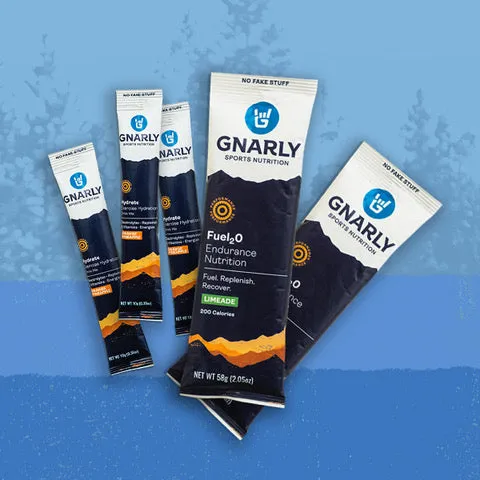 A Gnarly Fuel 2.0 and Hydration 5 Stick Sample Pack for Ultras