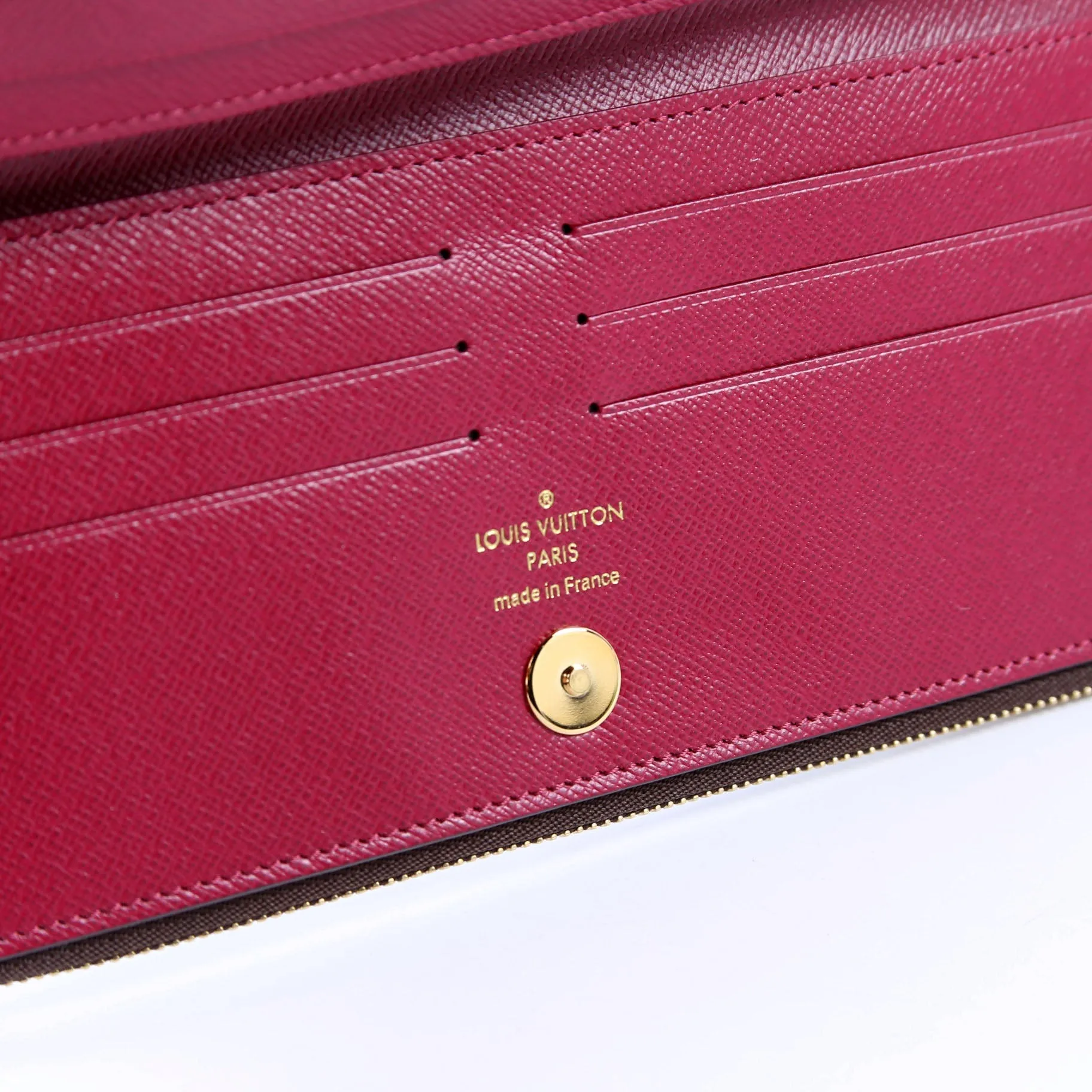 Adele Wallet Monogram Berry