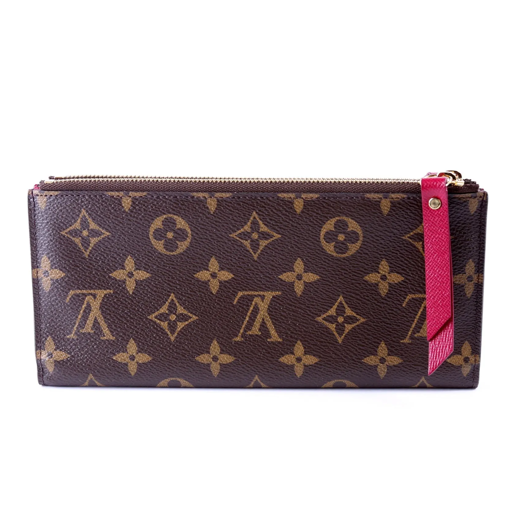 Adele Wallet Monogram Berry