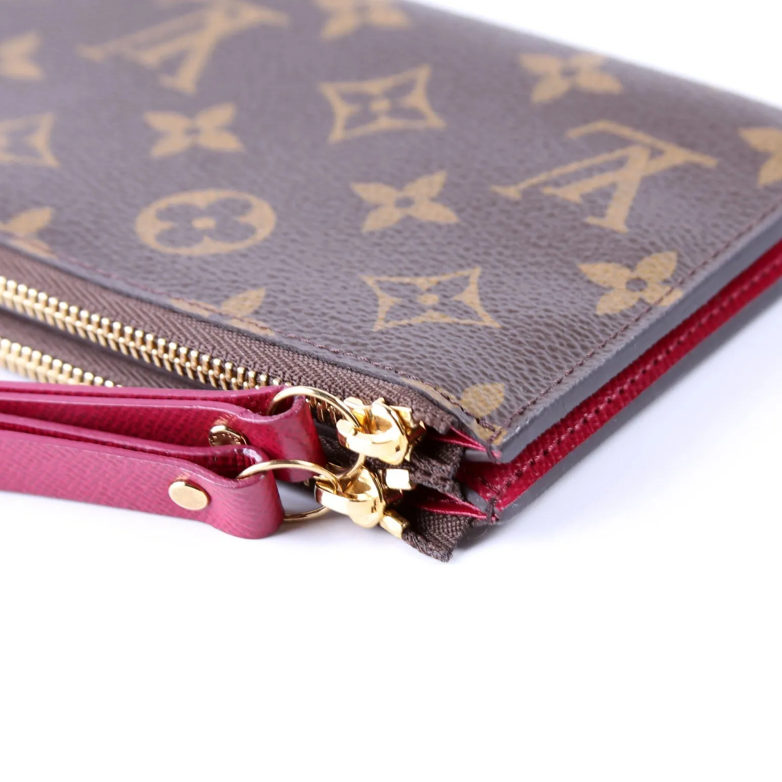 Adele Wallet Monogram Berry