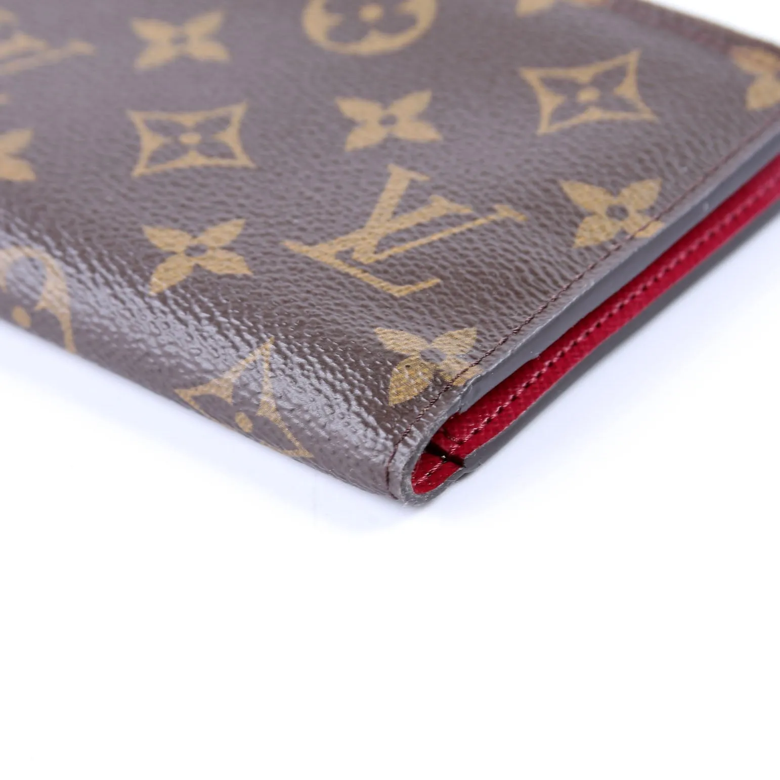 Adele Wallet Monogram Berry