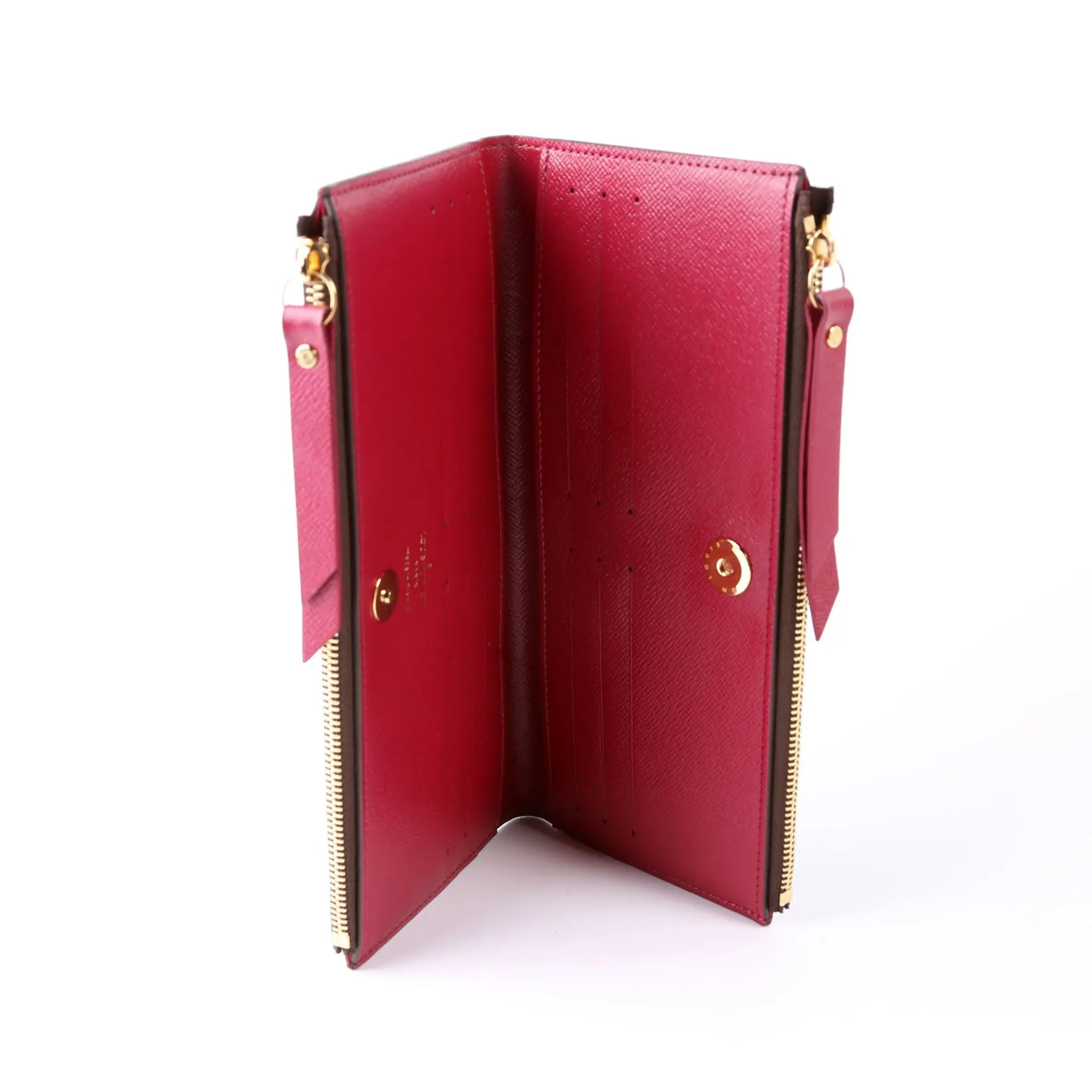 Adele Wallet Monogram Berry