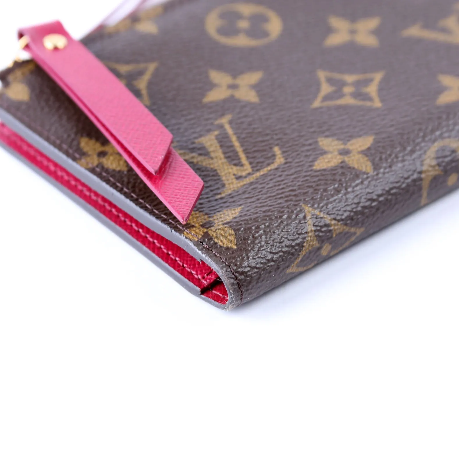 Adele Wallet Monogram Berry