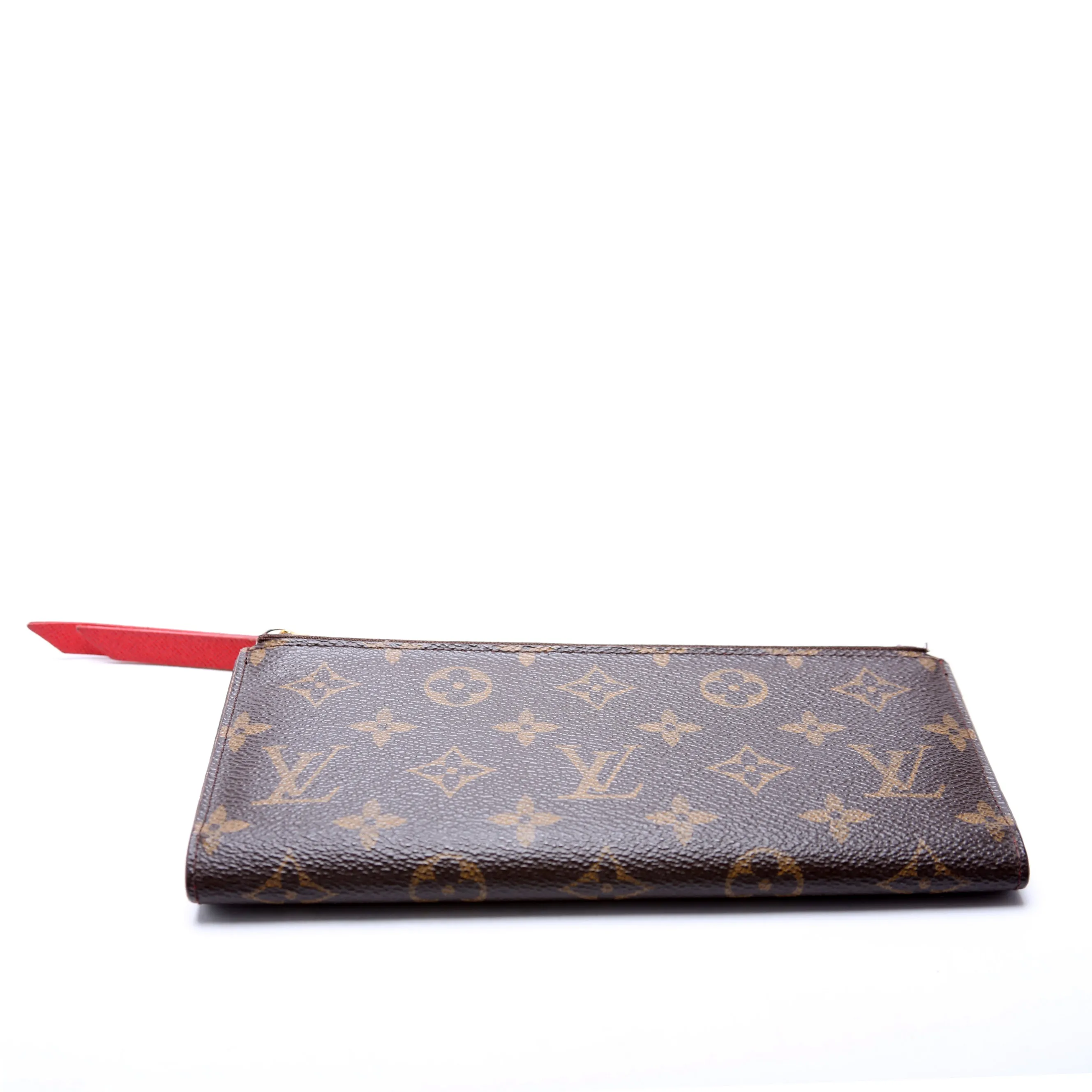 Adele Wallet Monogram Red