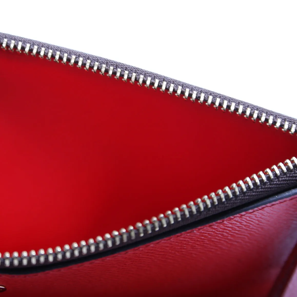 Adele Wallet Monogram Red