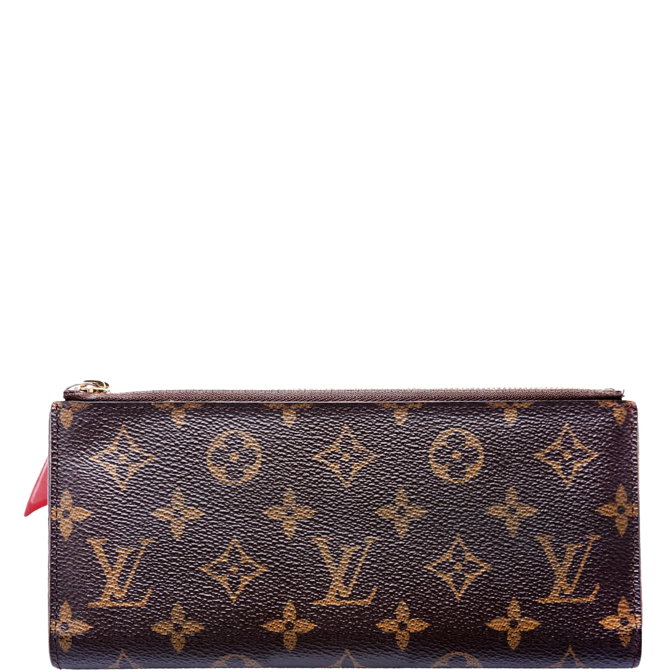 Adele Wallet Monogram Red