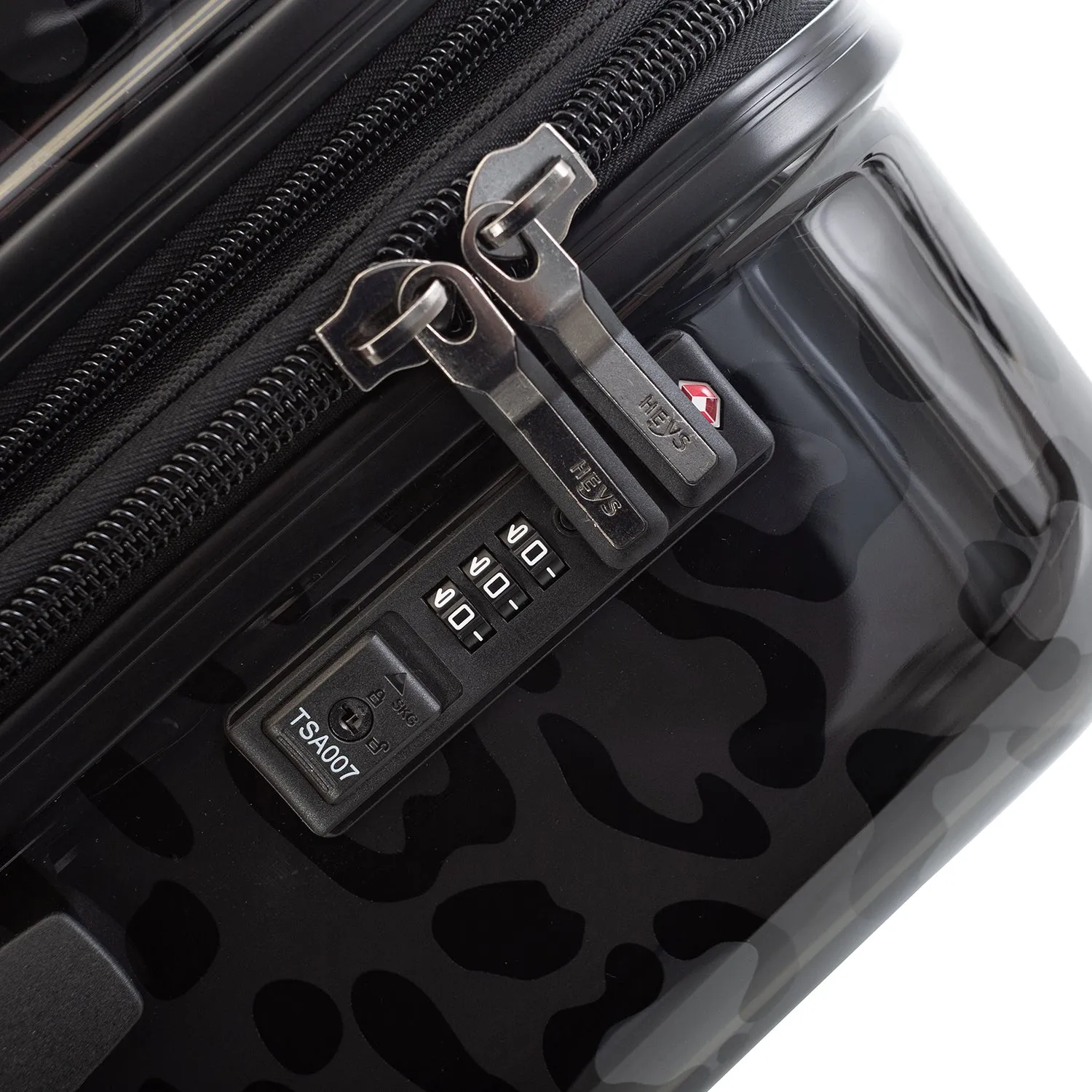 Black Leopard Fashion Spinner® 3 Piece Luggage Set