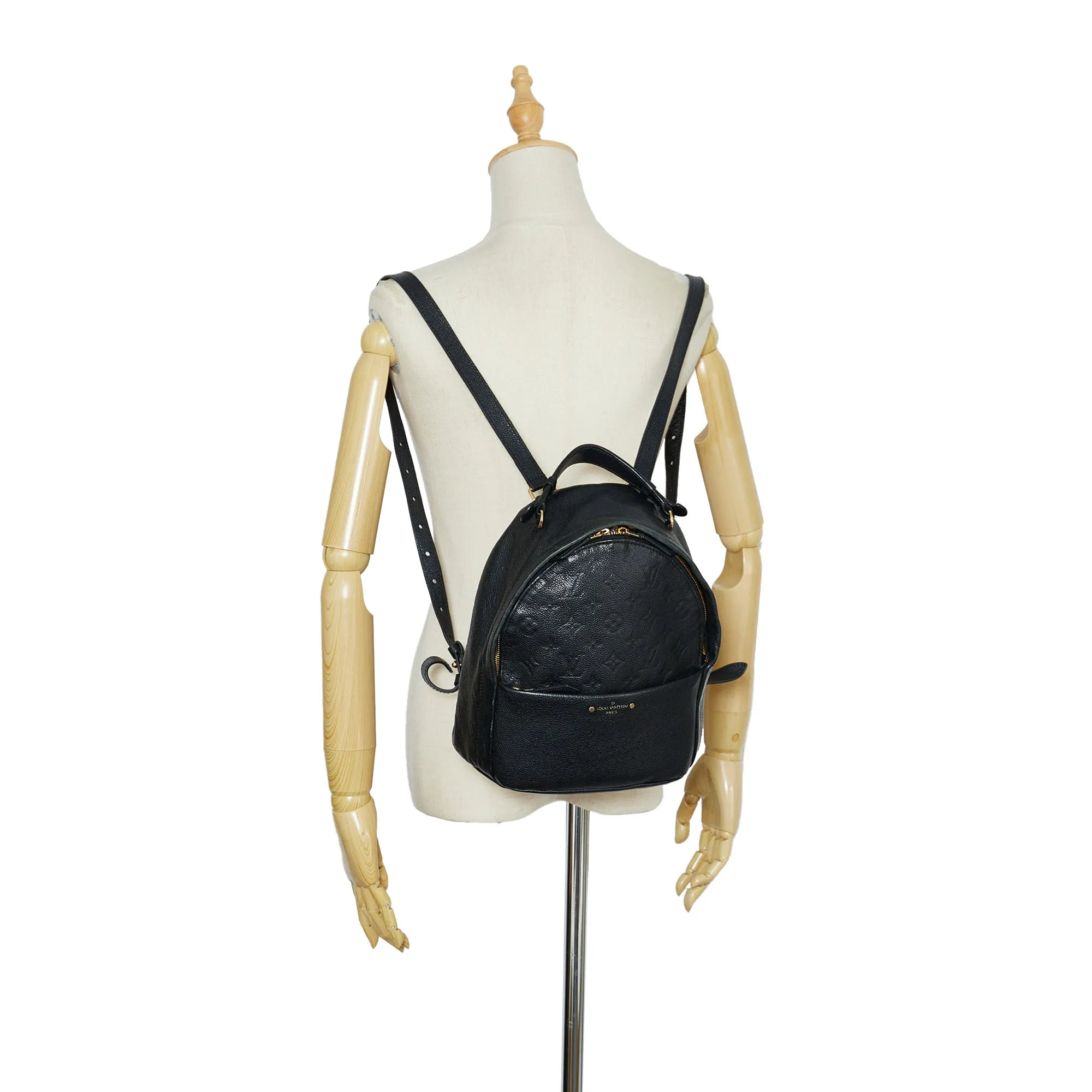 Black Louis Vuitton Monogram Empreinte Sorbonne Backpack