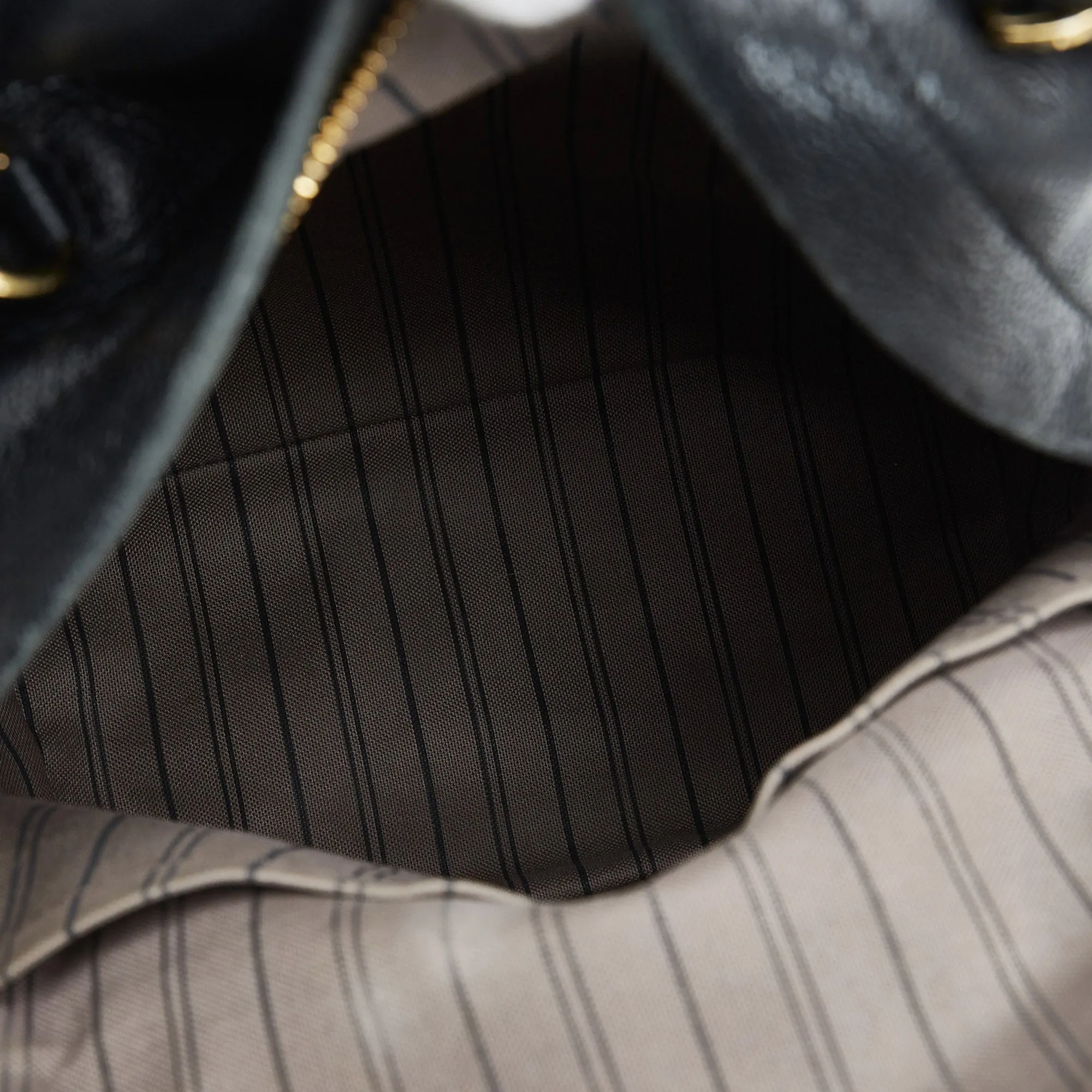 Black Louis Vuitton Monogram Empreinte Sorbonne Backpack