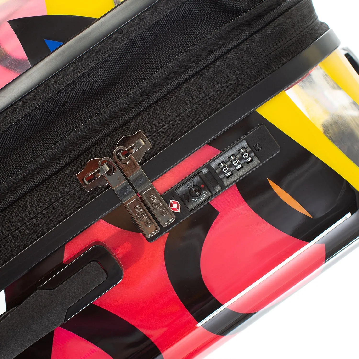Britto - A New Day Transparent 3 Piece Luggage Set