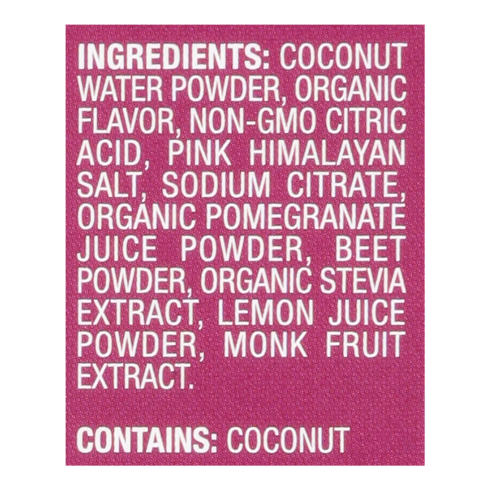 Cure Hydration Berry Pomegranate Hydration Drink Mix - 8 Pack - 0.29 Oz