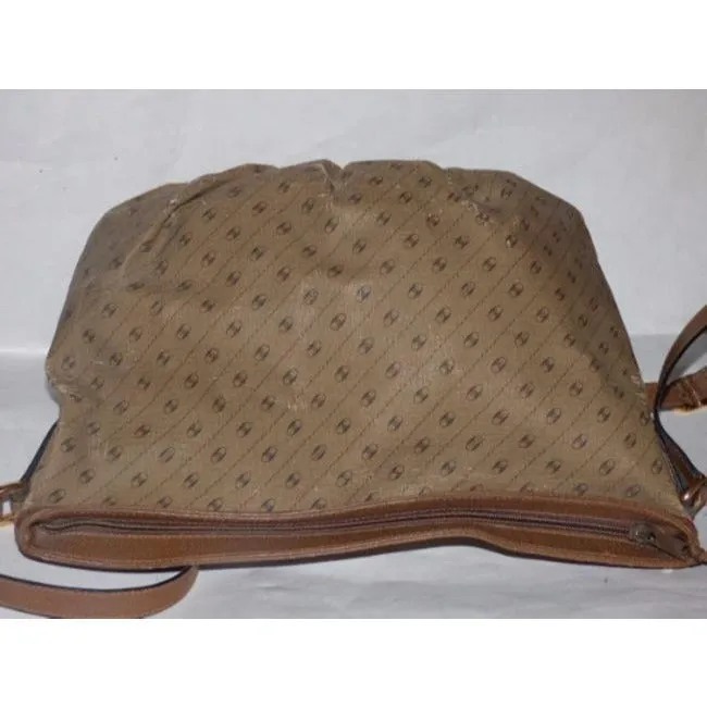 Gucci Vintage Pursesdesigner Purses Camel Leather With Redgreen Striped Accents Logo Link Print Coat