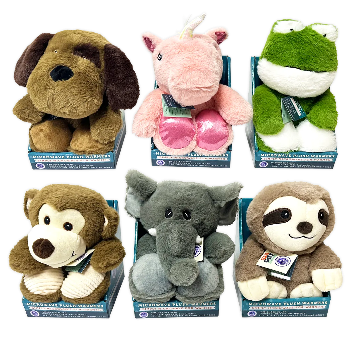 Hug 'N Sip Cup Plush Assortment Floor Display - 38 Pieces Per Retail Ready Display 88567