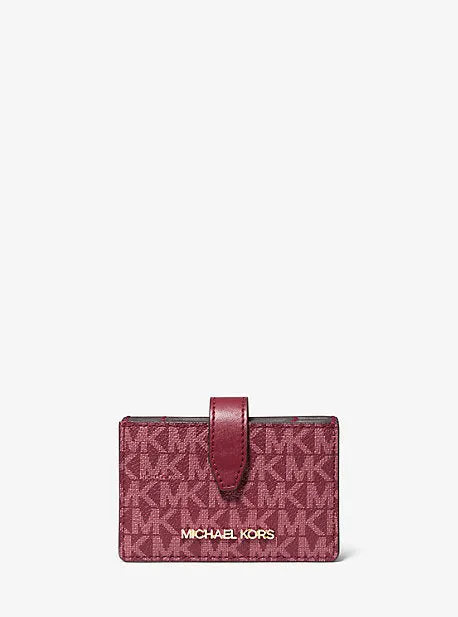 Jet Set Medium Logo Accordion Card Case