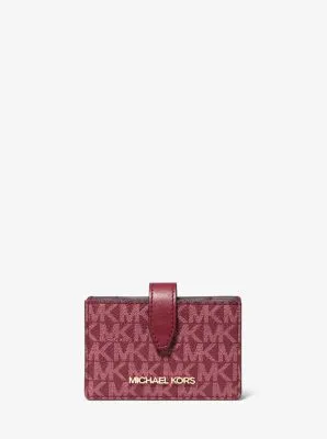 Jet Set Medium Logo Accordion Card Case