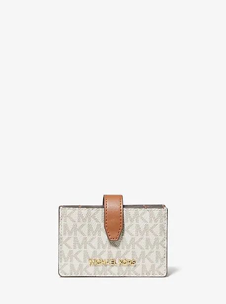 Jet Set Medium Logo Accordion Card Case