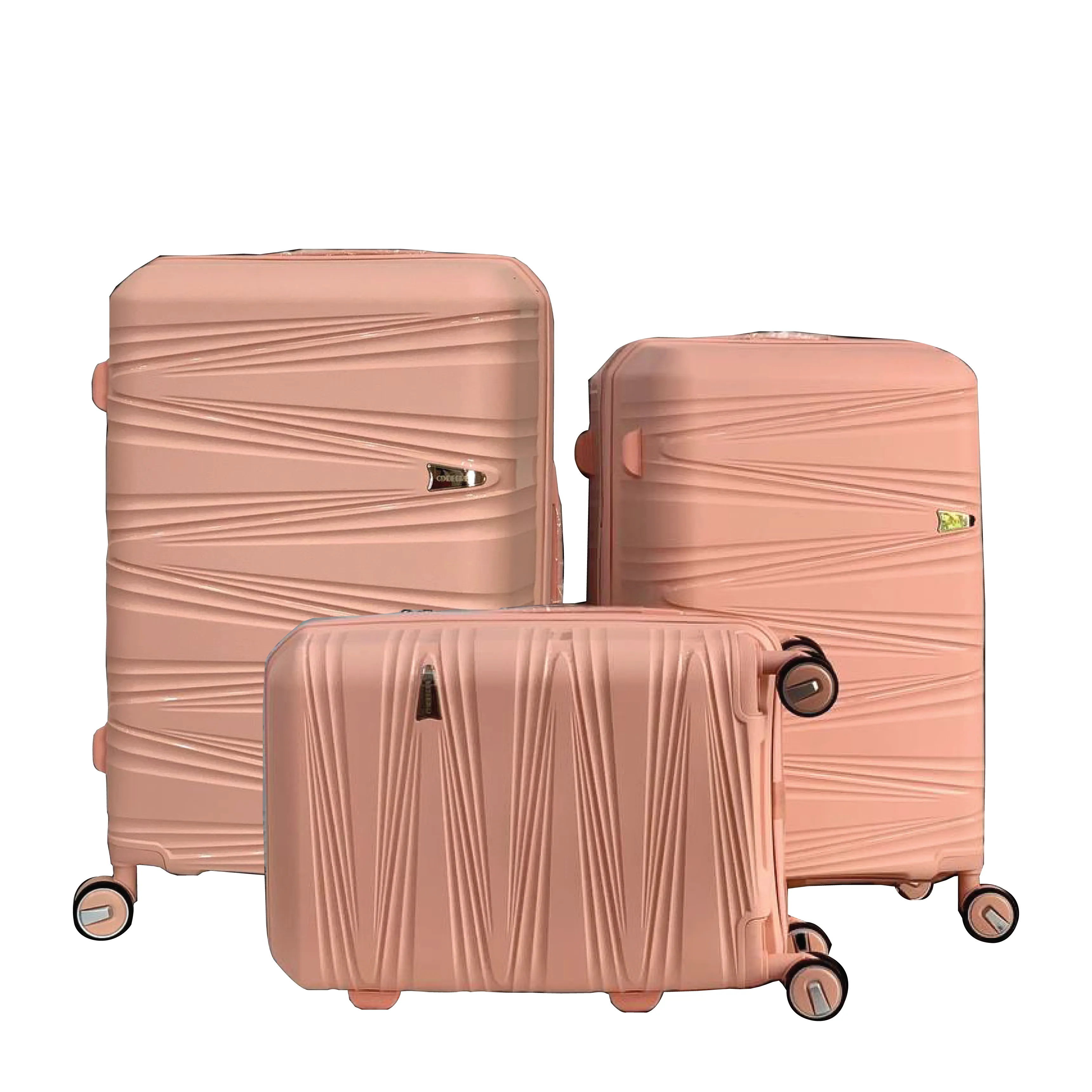 Luggage Sets Spinner Wheel Suitcase TSA Lock Suit Case- DEGREE VL012 - Nude Pink
