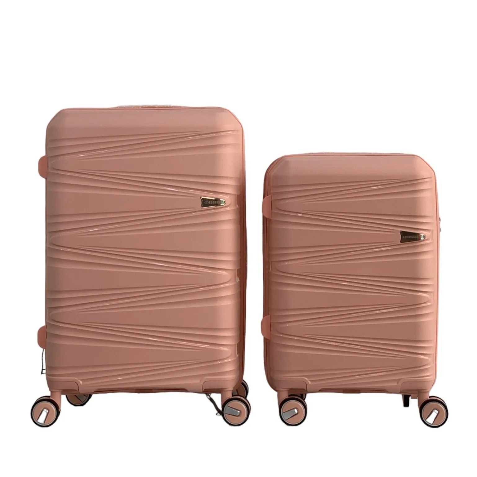 Luggage Sets Spinner Wheel Suitcase TSA Lock Suit Case- DEGREE VL012 - Nude Pink