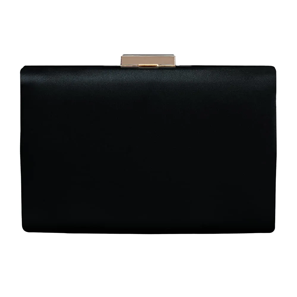 Mulian LilY Pleated Satin Clutch Purse For Women Wedding Bridal Clutch Bag Prom Party Clutch