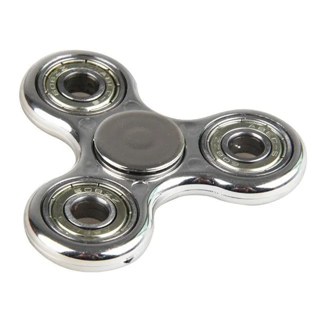 New Gold Plating Hand Spinner Finger Spinner Toy For Autism and ADHD Rotation 2 Mins Stress Relief Toys