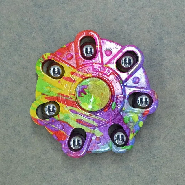 New Styles Fidget Spinner EDC Toy Plastic Hand Spinner For Autism and ADHD Rotation Time Long Stress Relief Toys Kid Gift