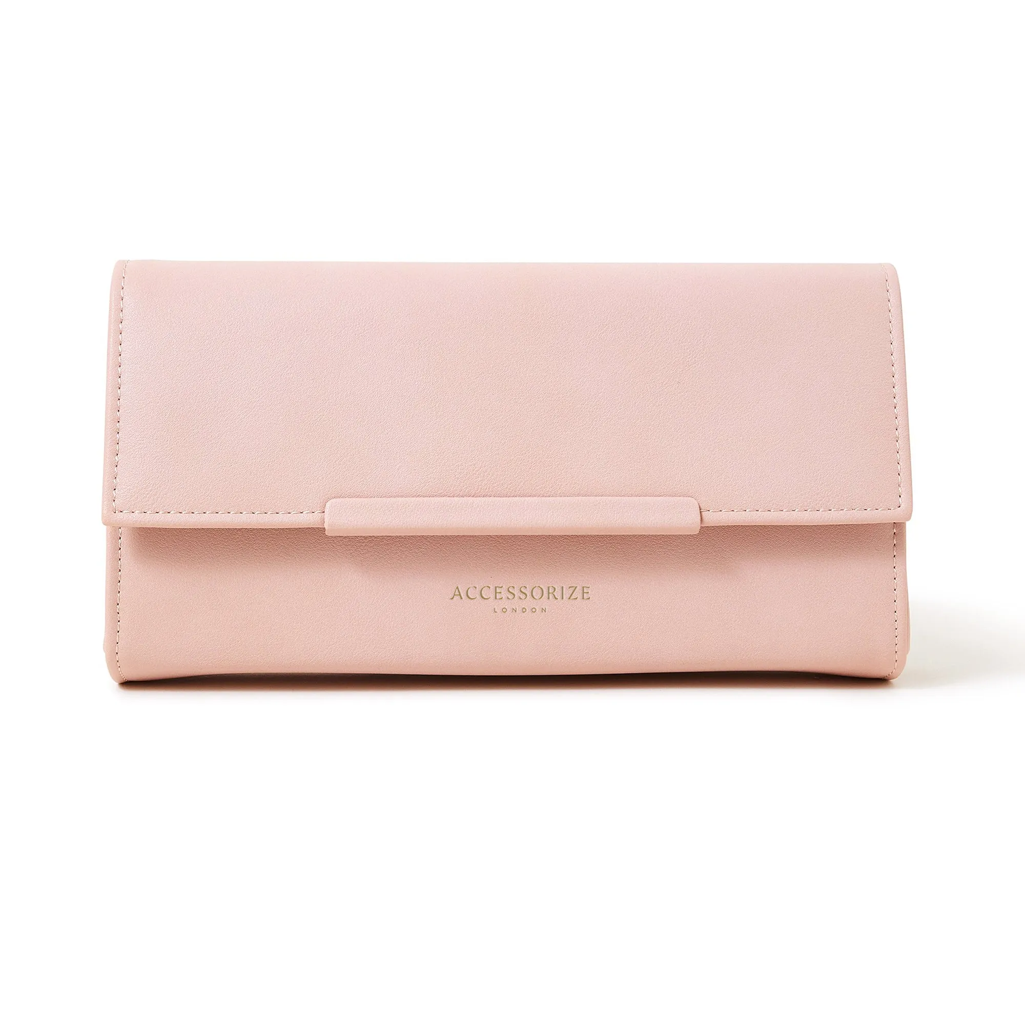 Pink Clean Pu Bar Clutch