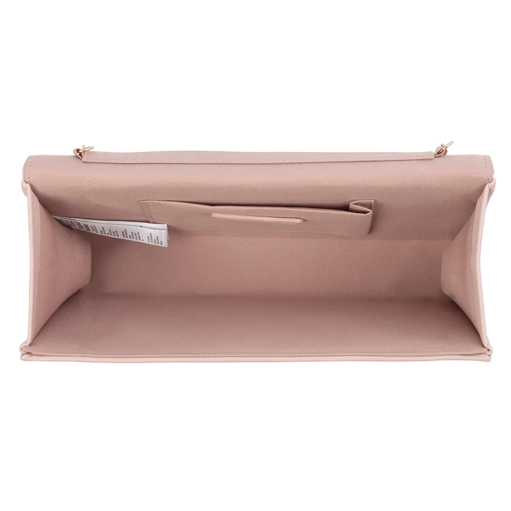 Pink Clean Pu Bar Clutch
