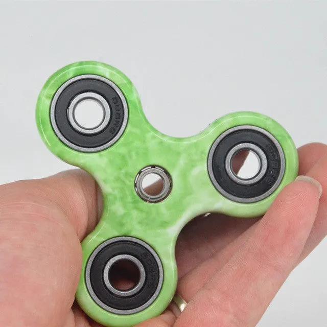 Plastic EDC Fidgets Hand Spinner For Autism and ADHD Children Adults Focus Keep Hands Busy High Quality Tri-Spinner Fidget Toy