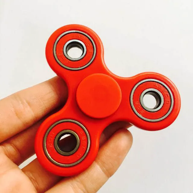 Plastic EDC Fidgets Hand Spinner For Autism and ADHD Children Adults Focus Keep Hands Busy High Quality Tri-Spinner Fidget Toy