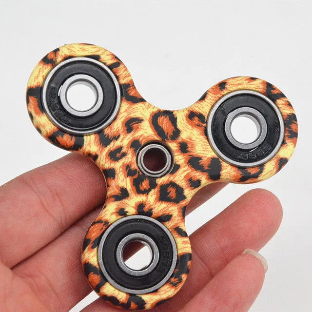 Plastic EDC Fidgets Hand Spinner For Autism and ADHD Children Adults Focus Keep Hands Busy High Quality Tri-Spinner Fidget Toy