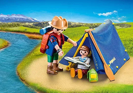 Playmobil Family Fun Camping Adventure Carry Case #9323