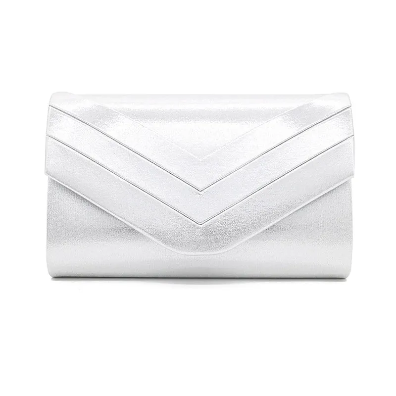 Red Blue Black Flannel Solid Color Square Evening Bags