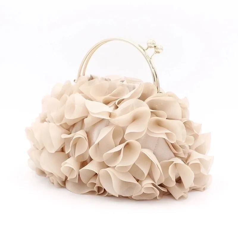Satin Forging Solid Color Square Evening Bags