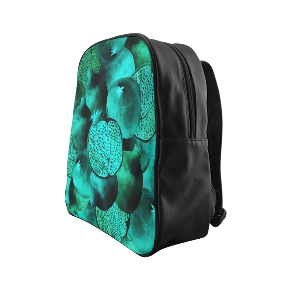 School Backpack Green Garnet