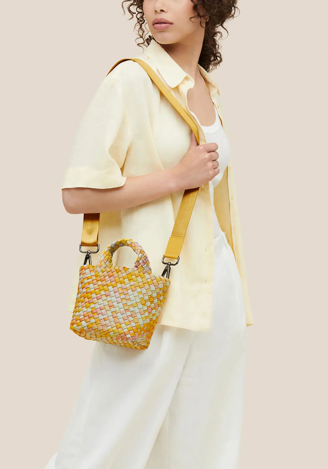 ST BARTHS PETIT TOTE SAFFRON