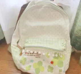 Uakiss Patchwork Contrast Color Chic Dot Letter Print Backpack Y2k Aesthetic Kawaii Sweet Schoolbag Casual Fashion All Match Backpacks