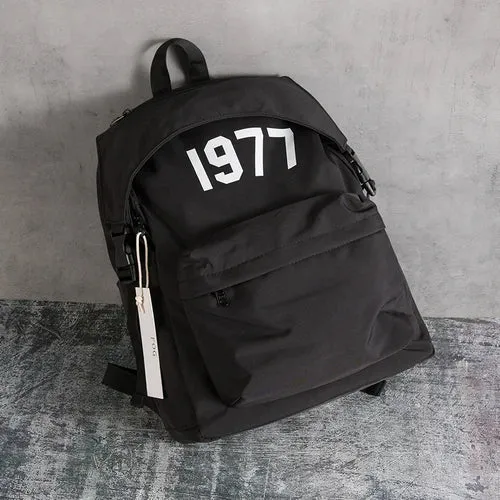 UAKISS  -  Trendy Nylon Backpacks for Couples Large Capacity Casual School Back Pack for Boys College Student 16inch Computer Backpacks