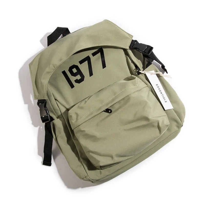 UAKISS  -  Trendy Nylon Backpacks for Couples Large Capacity Casual School Back Pack for Boys College Student 16inch Computer Backpacks