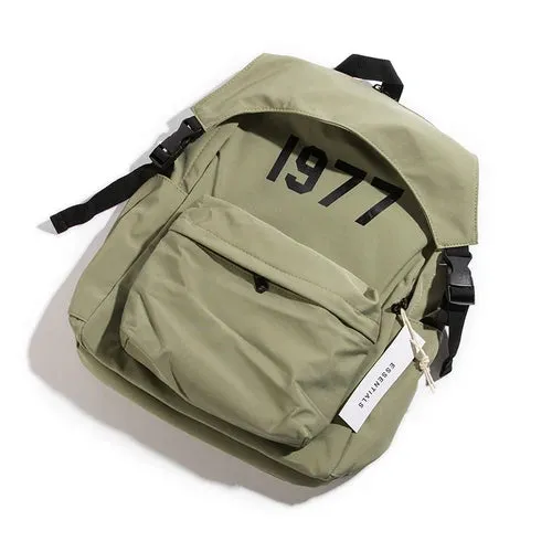UAKISS  -  Trendy Nylon Backpacks for Couples Large Capacity Casual School Back Pack for Boys College Student 16inch Computer Backpacks