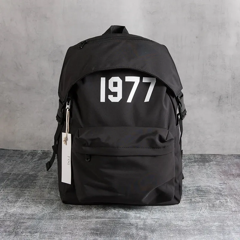 UAKISS  -  Trendy Nylon Backpacks for Couples Large Capacity Casual School Back Pack for Boys College Student 16inch Computer Backpacks